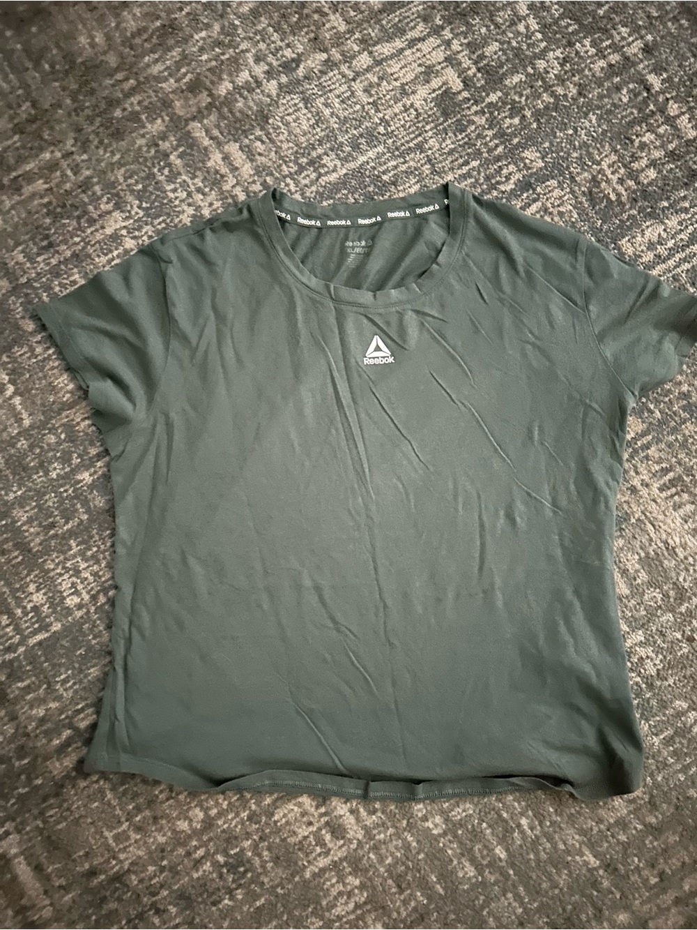Reebok Women’s Short Sleeve Crew Tee - Dark Green